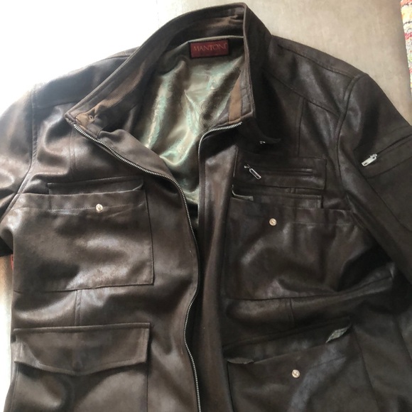 Mantoni ultra-suede jacket